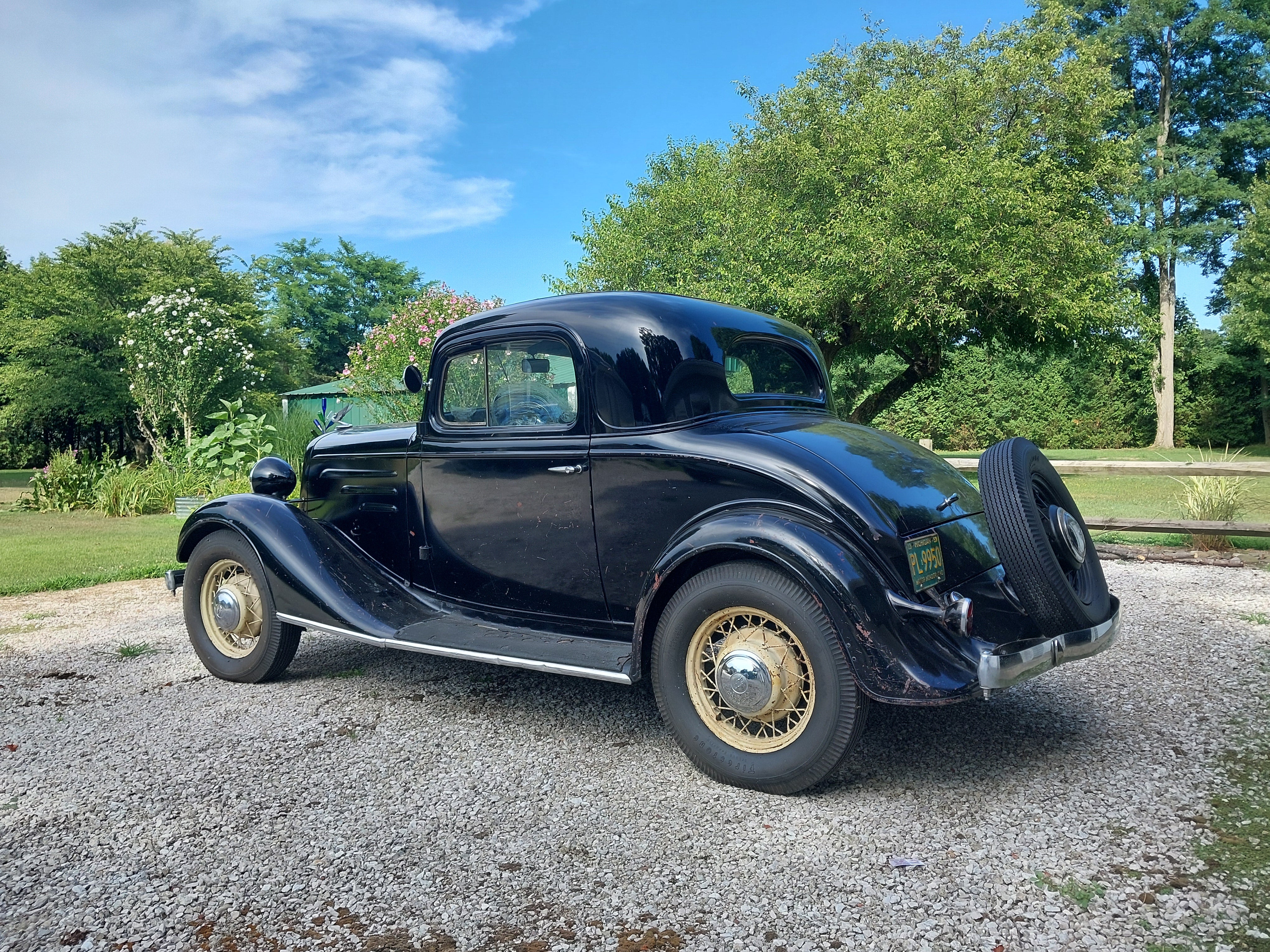 1935 Chevy 3 window Coupe