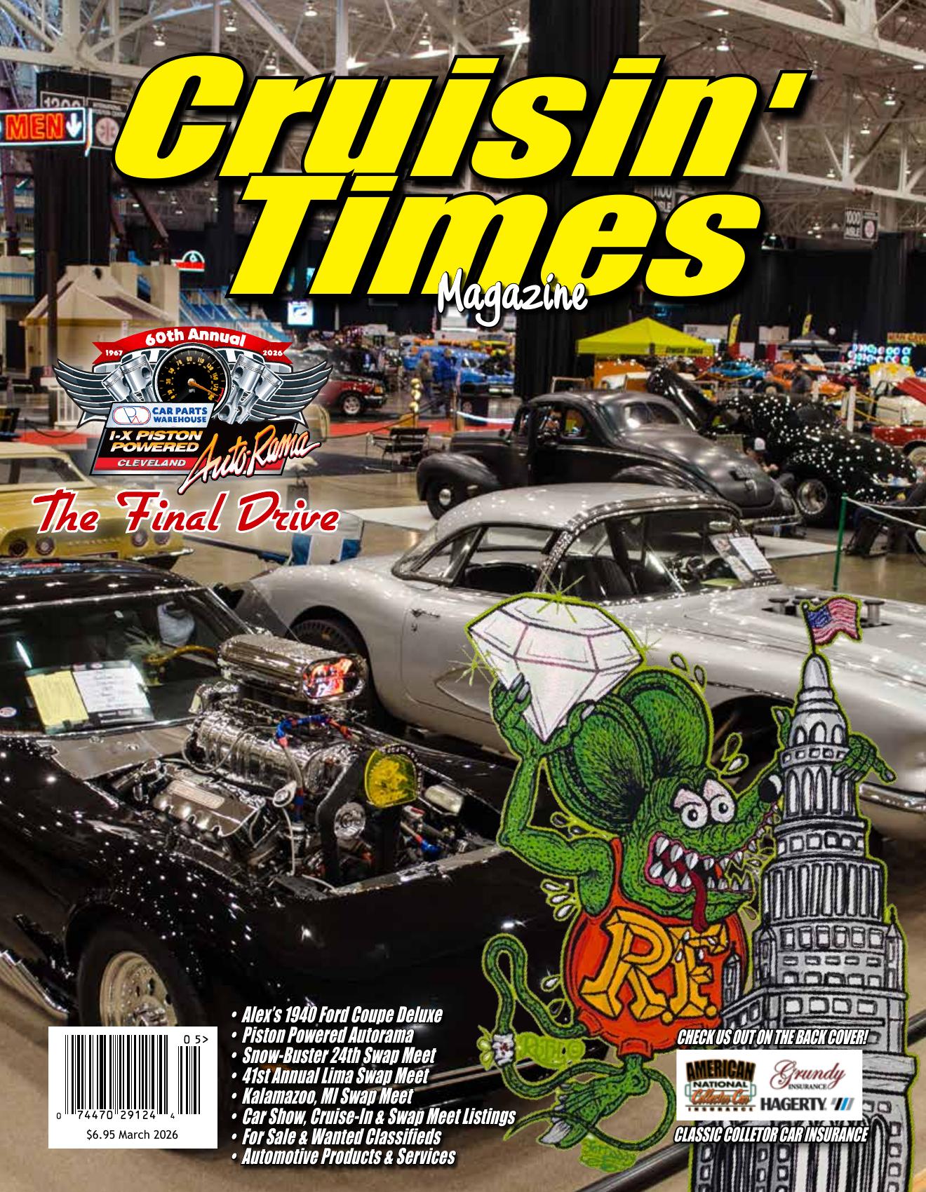 Cruisin' Times March 2026 magazine cover